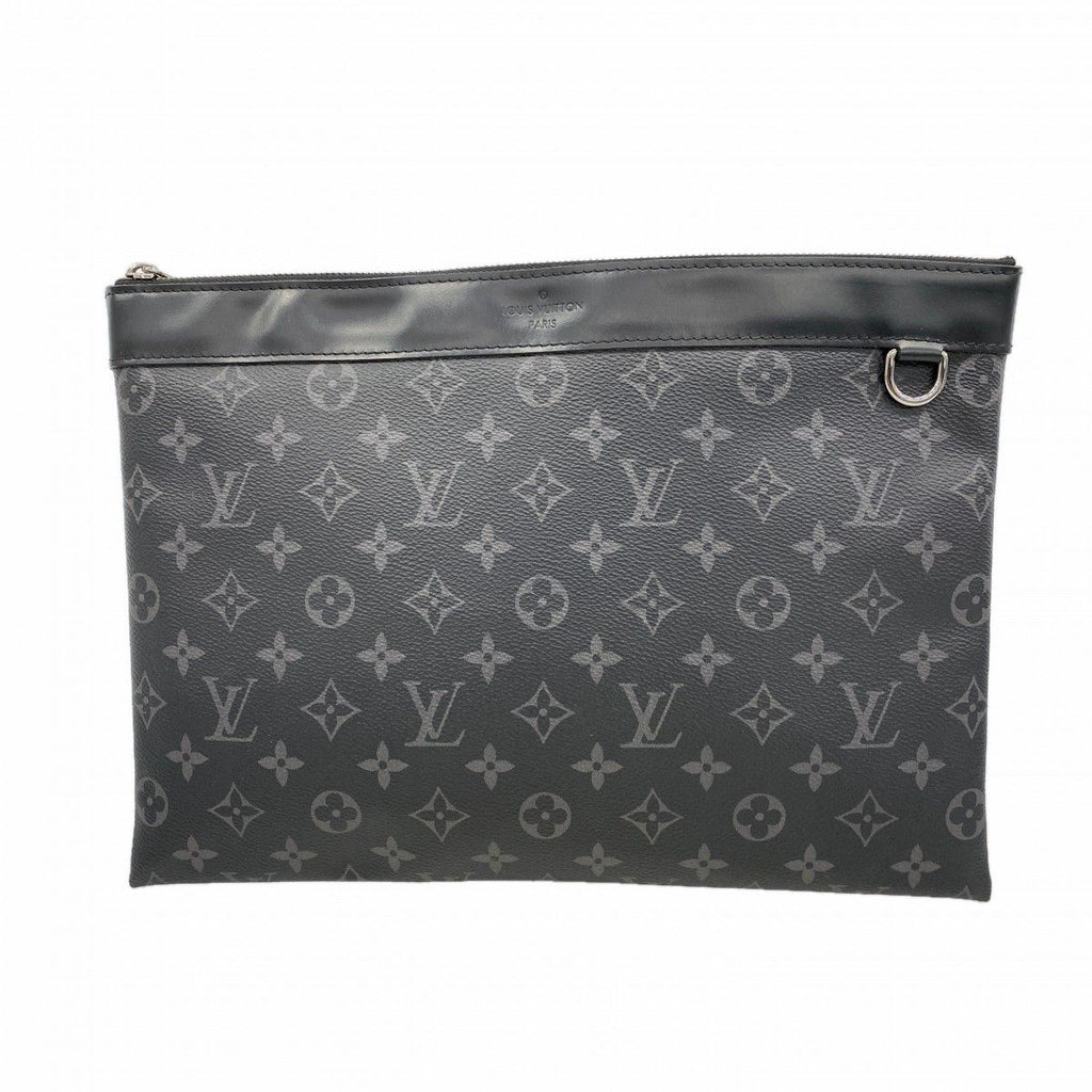 Louis Vuitton Clutch Monogram Eclipse Pochette Discovery Black
