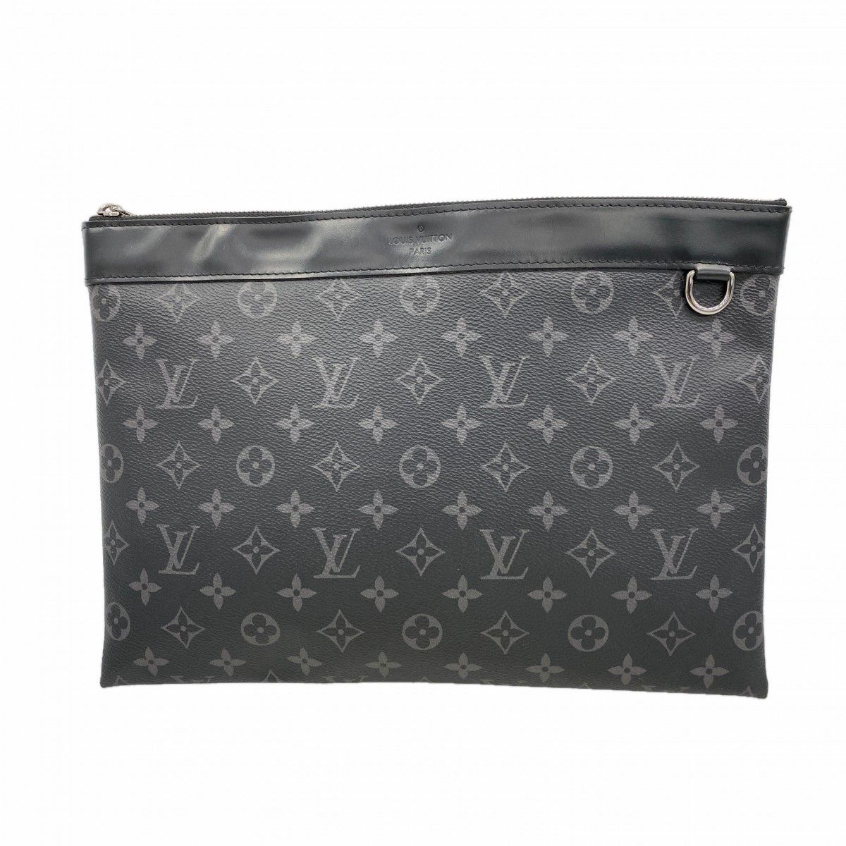 Louis Vuitton Clutch Monogram Eclipse Pochette Discovery Black