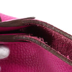 Hermes Handbag Picotin Lock MM Taurillon Clemence Rosepurple Silver — view 6