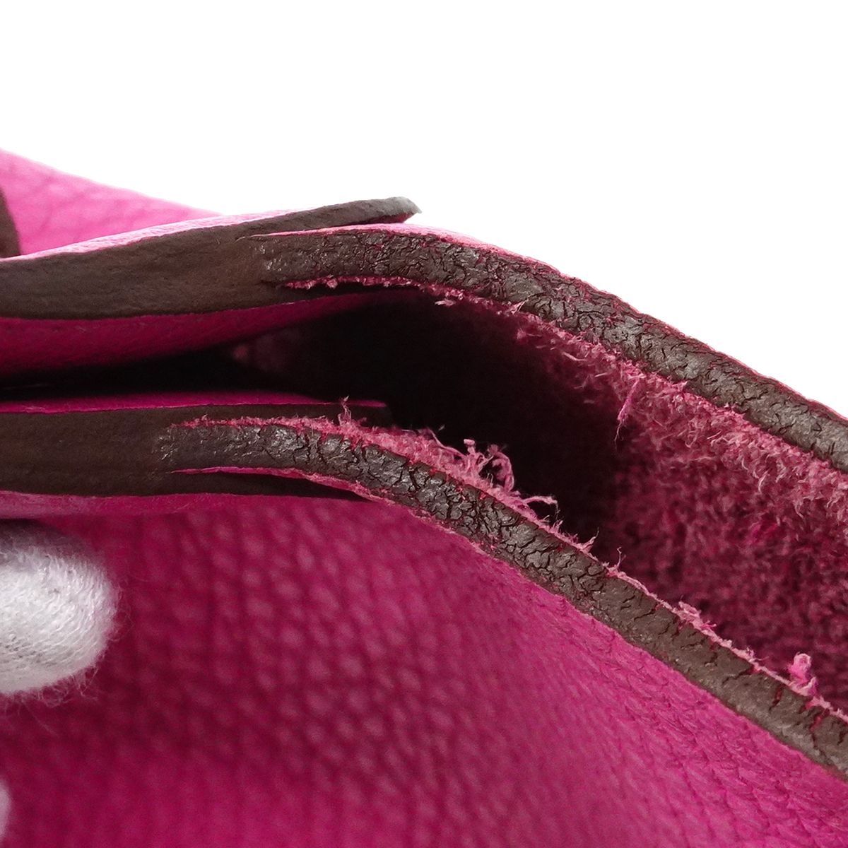 Hermes Handbag Picotin Lock MM Taurillon Clemence Rosepurple Silver — view 6