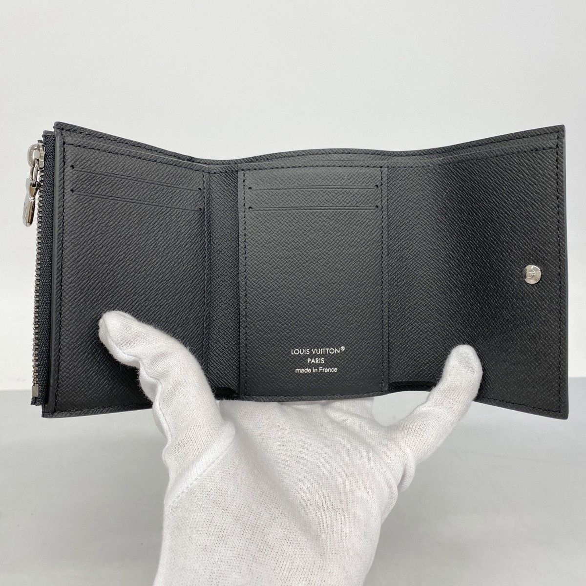 Louis Vuitton Trifold Wallet Monogram Eclipse Victor Black — view 3