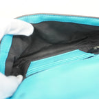 Fendi Handbag FF Embossed Leather Light Blue Gold 2-Way — view 4