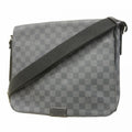 Louis Vuitton Shoulder Bag Damier Graphite District MM Gray Black