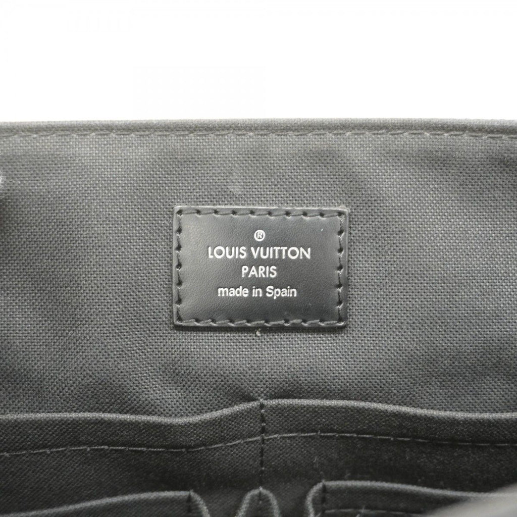 Louis Vuitton Shoulder Bag Damier Graphite District MM Gray Black — view 5