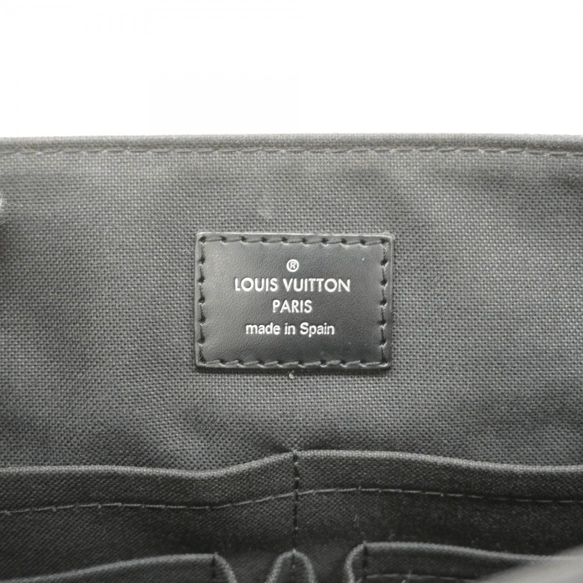Louis Vuitton Shoulder Bag Damier Graphite District MM Gray Black — view 5