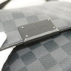 Louis Vuitton Shoulder Bag Damier Graphite District MM Gray Black — view 9