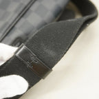 Louis Vuitton Shoulder Bag Damier Graphite District MM Gray Black — view 8