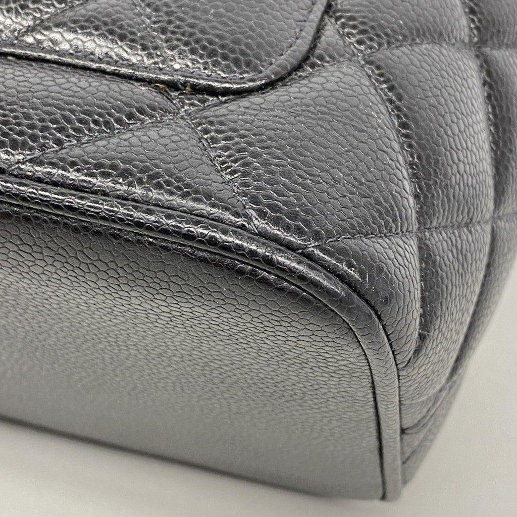 Chanel Tote Reissue Caviar Leather Black Gold — view 6