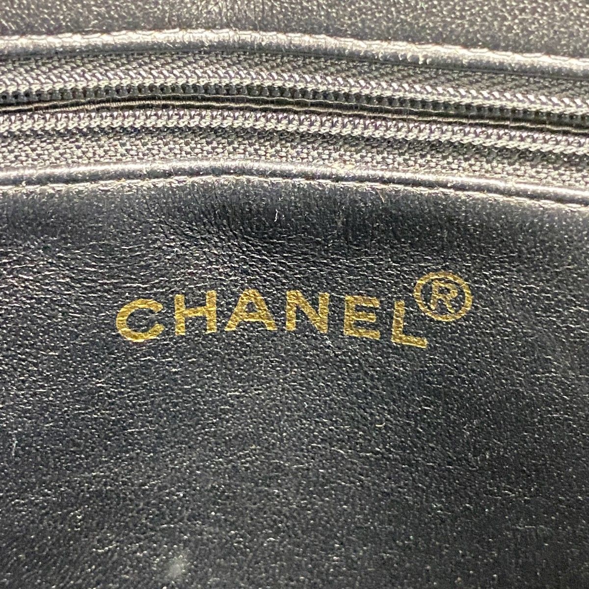 Chanel Tote Reissue Caviar Leather Black Gold — view 5