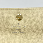 Louis Vuitton Trifold Wallet Damier Azur Portefeuille Alexandra White — view 4