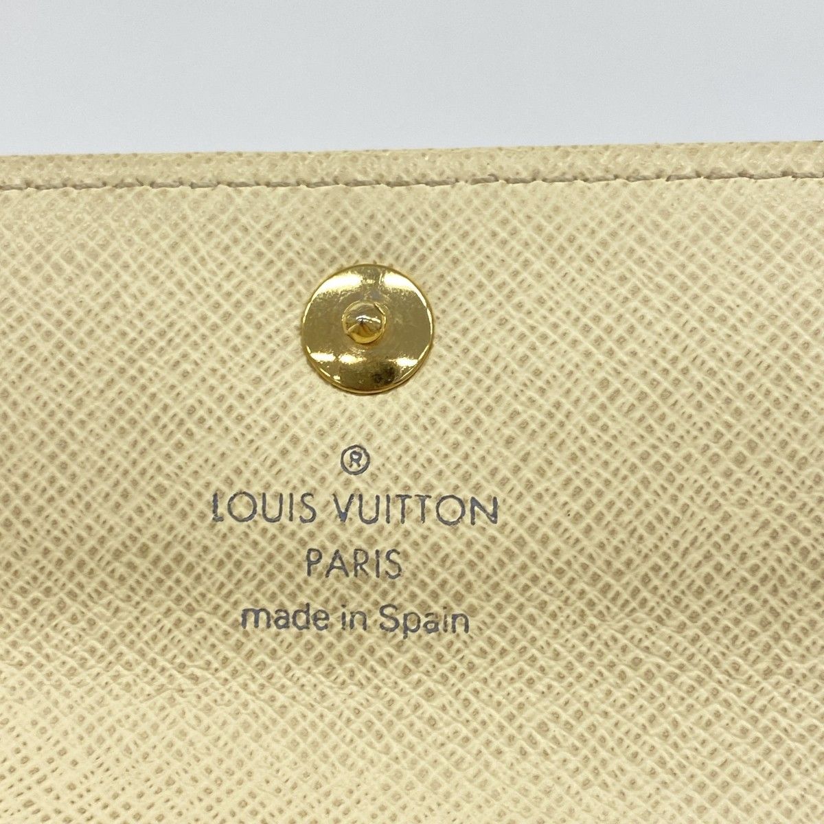 Louis Vuitton Trifold Wallet Damier Azur Portefeuille Alexandra White — view 4