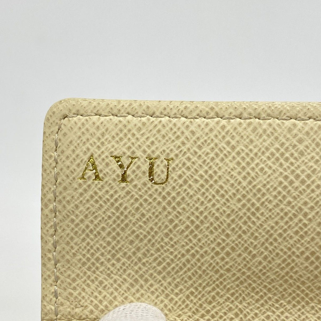 Louis Vuitton Trifold Wallet Damier Azur Portefeuille Alexandra White — view 5