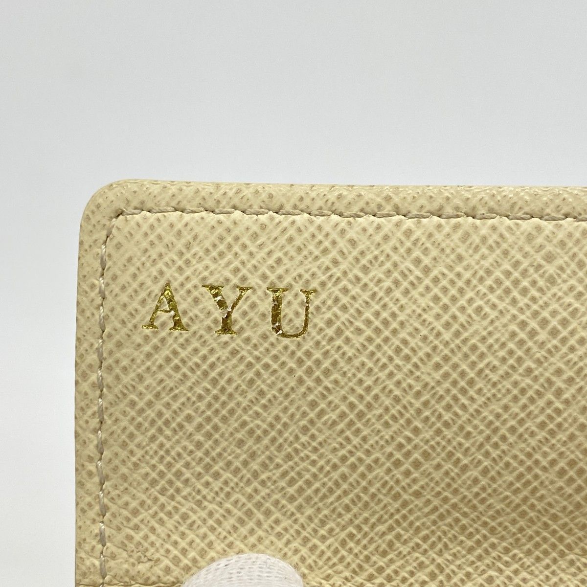 Louis Vuitton Trifold Wallet Damier Azur Portefeuille Alexandra White — view 5