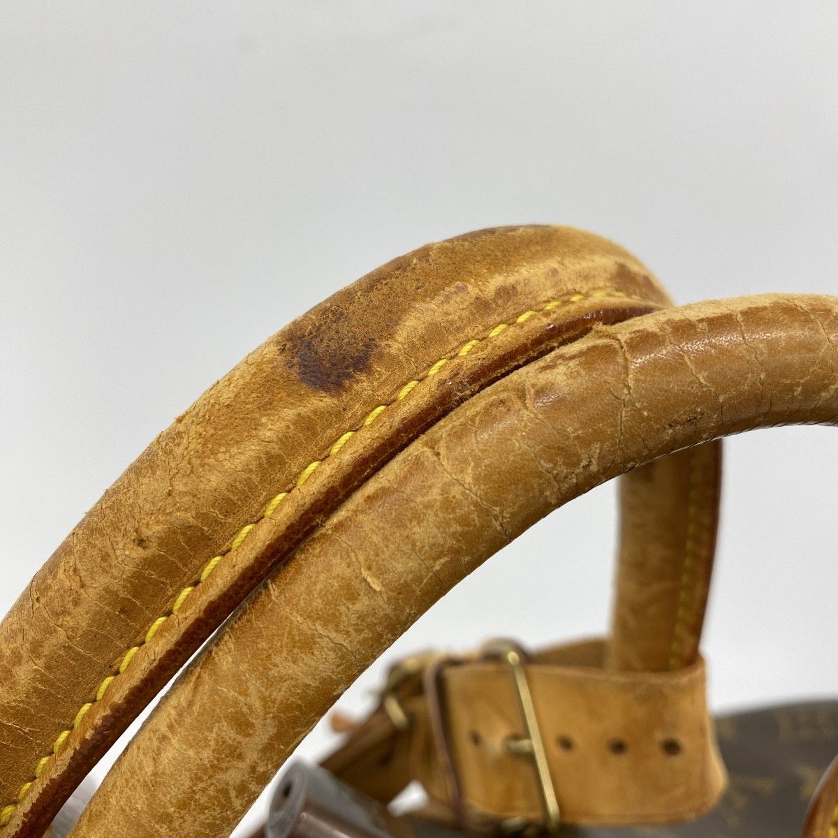 Louis Vuitton Boston Bag Monogram Keepall Bandouliere 55 Brown — view 8