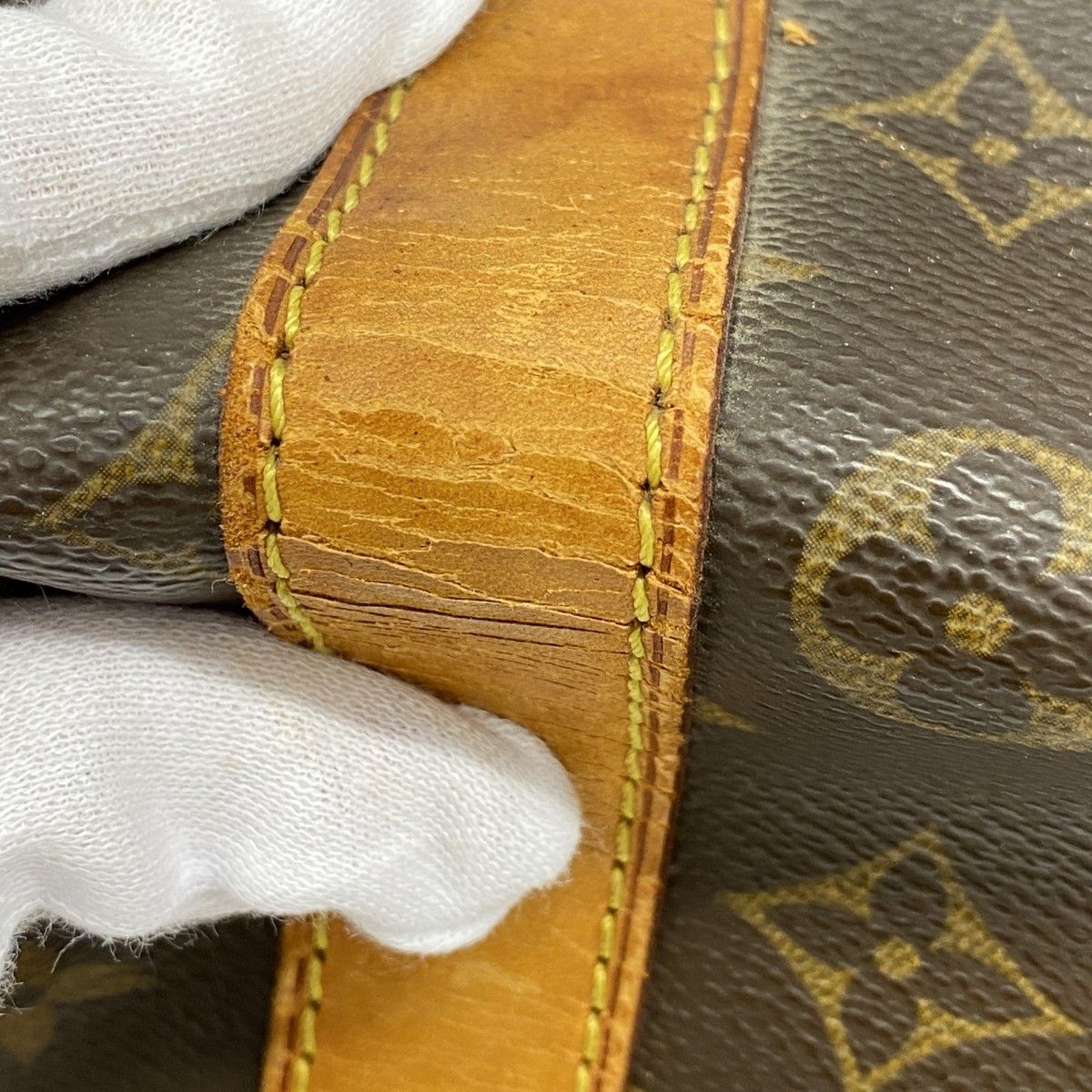 Louis Vuitton Boston Bag Monogram Keepall Bandouliere 55 Brown — view 7