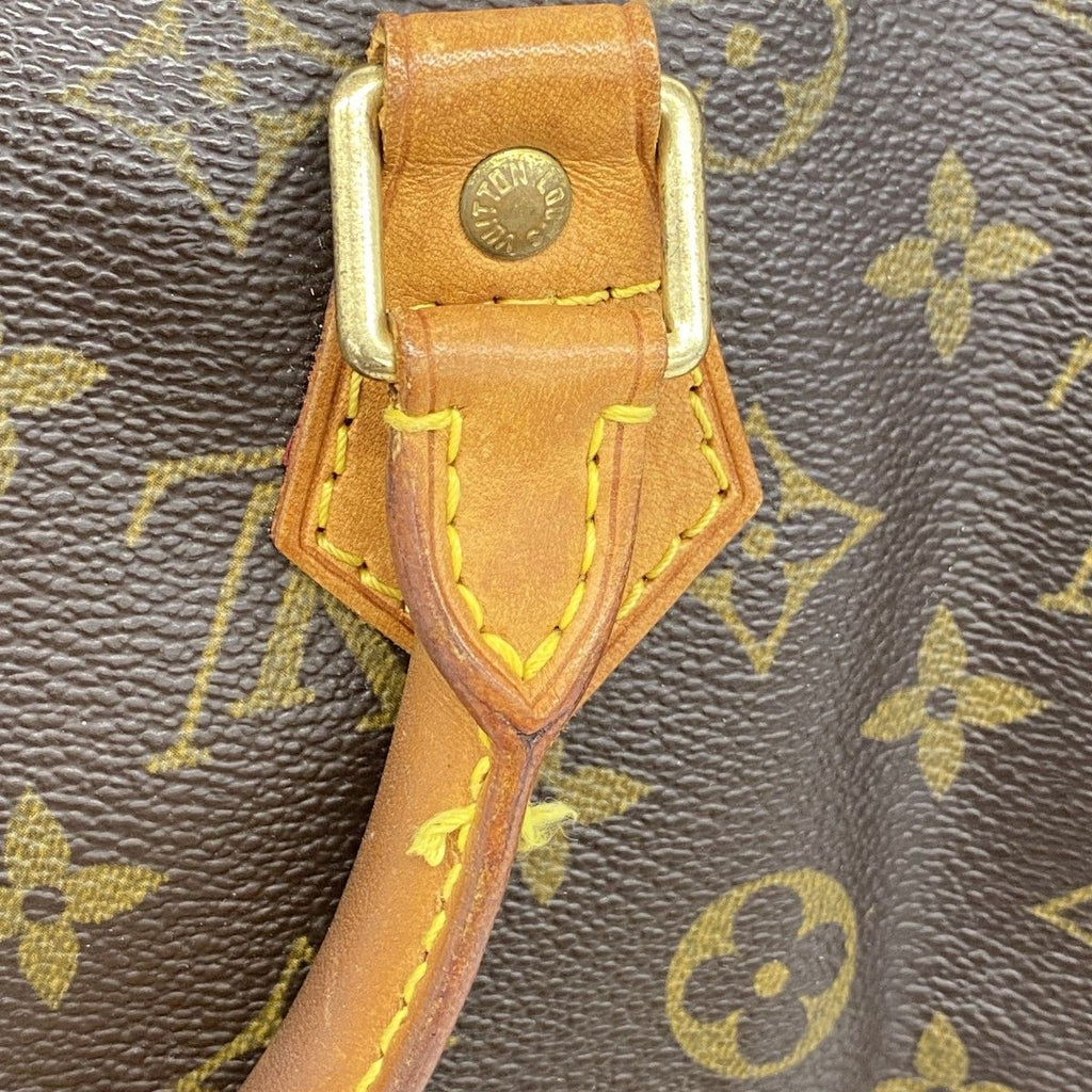 Louis Vuitton Handbag Monogram Speedy 30 Brown — view 9