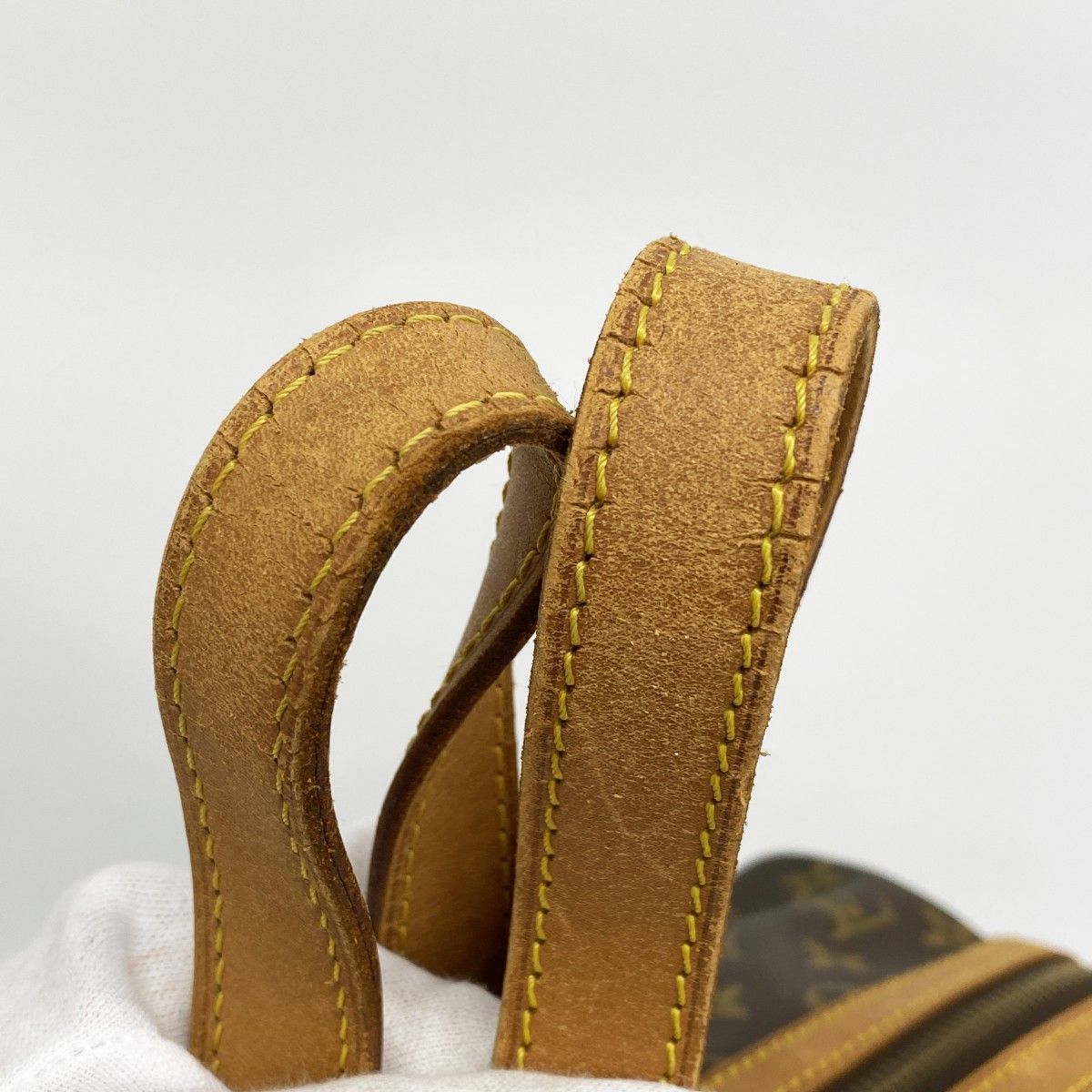 Louis Vuitton Boston Bag Monogram Sac Spool 45 Brown — view 8