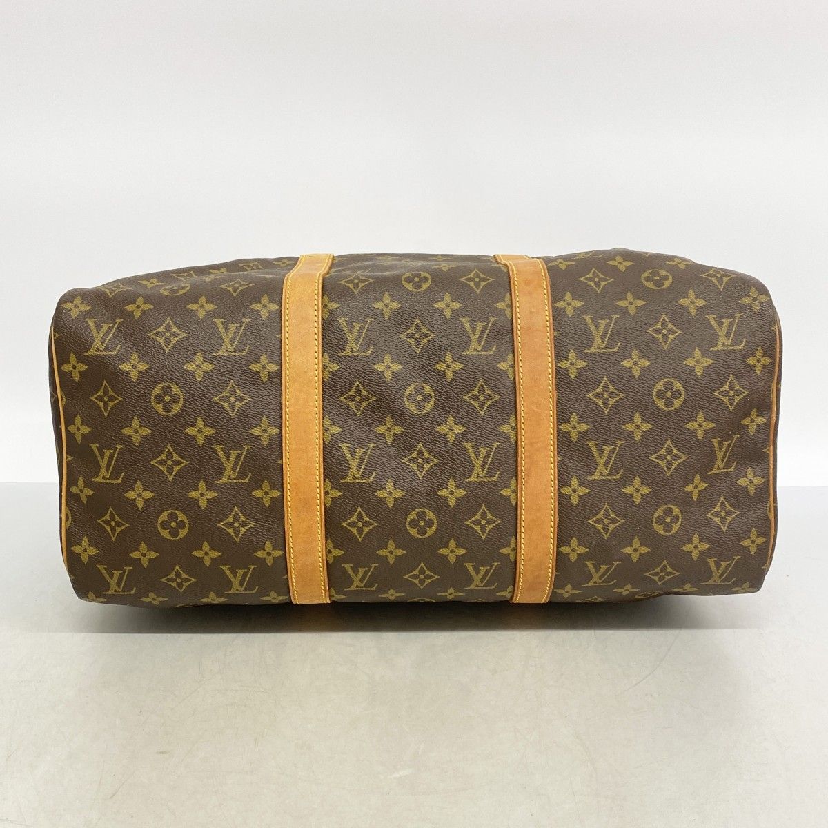 Louis Vuitton Boston Bag Monogram Sac Spool 45 Brown — view 3