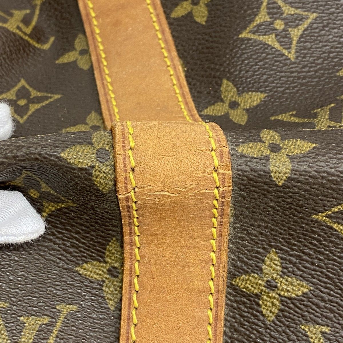 Louis Vuitton Boston Bag Monogram Sac Spool 45 Brown — view 7