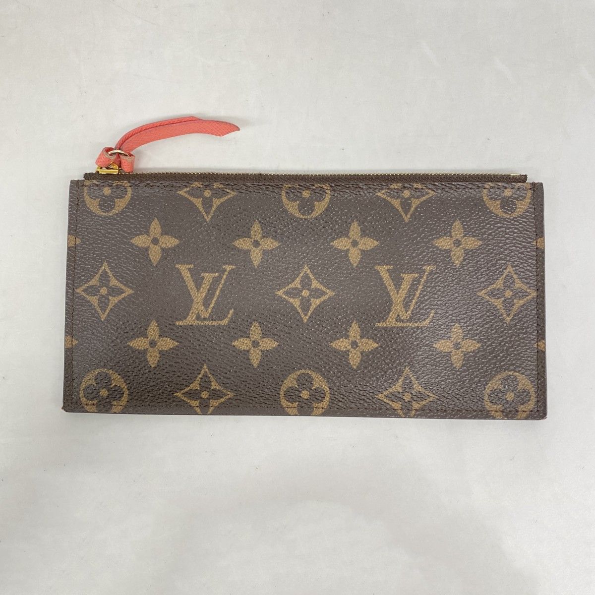 Louis Vuitton Shoulder Wallet Monogram Brea Pochette Felicie Brown Pink — view 9
