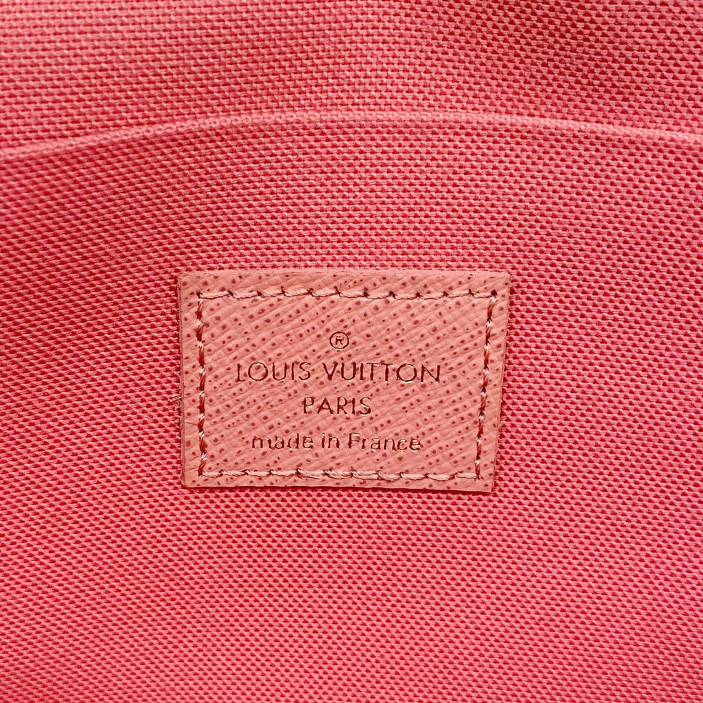 Louis Vuitton Shoulder Wallet Monogram Brea Pochette Felicie Brown Pink — view 5