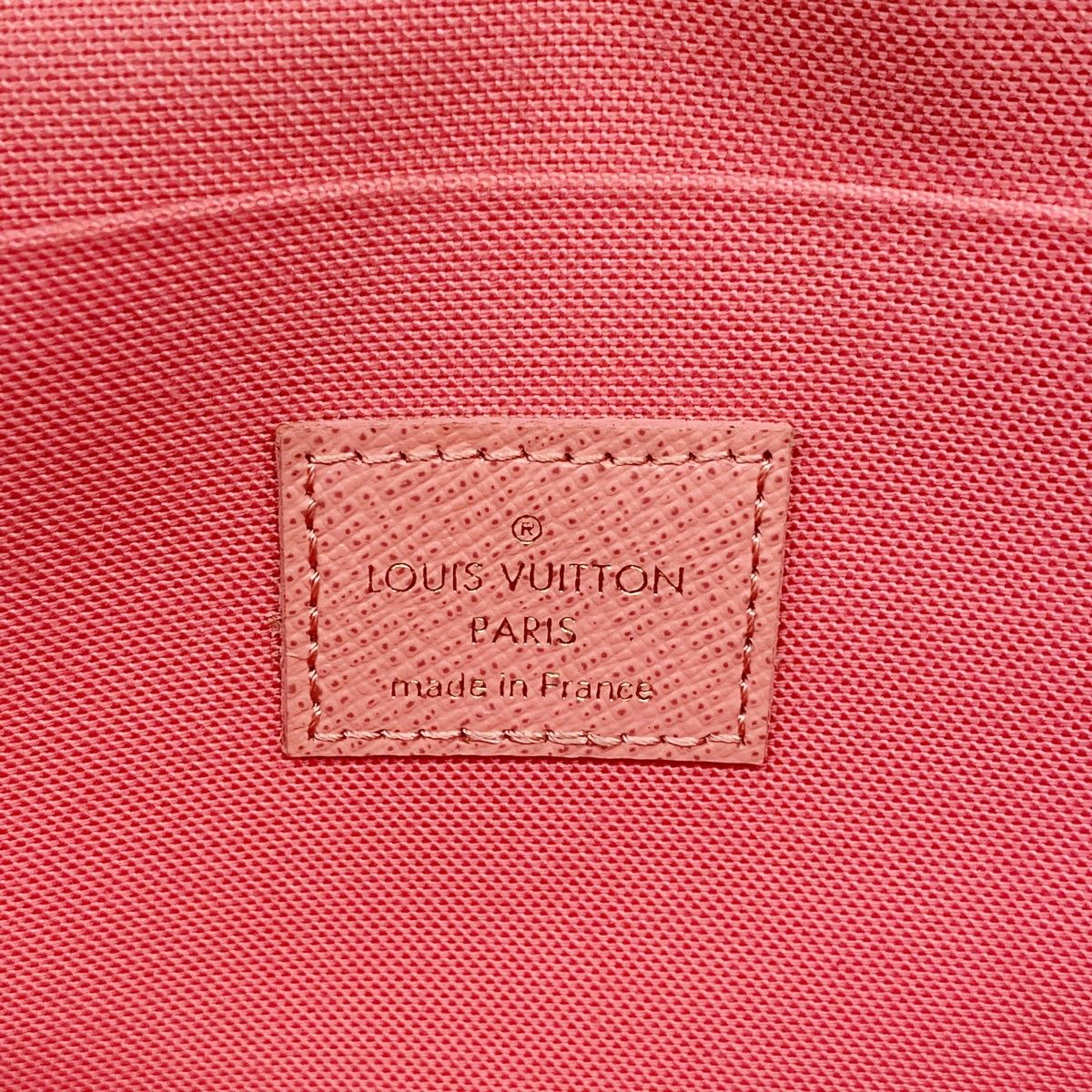 Louis Vuitton Shoulder Wallet Monogram Brea Pochette Felicie Brown Pink — view 5