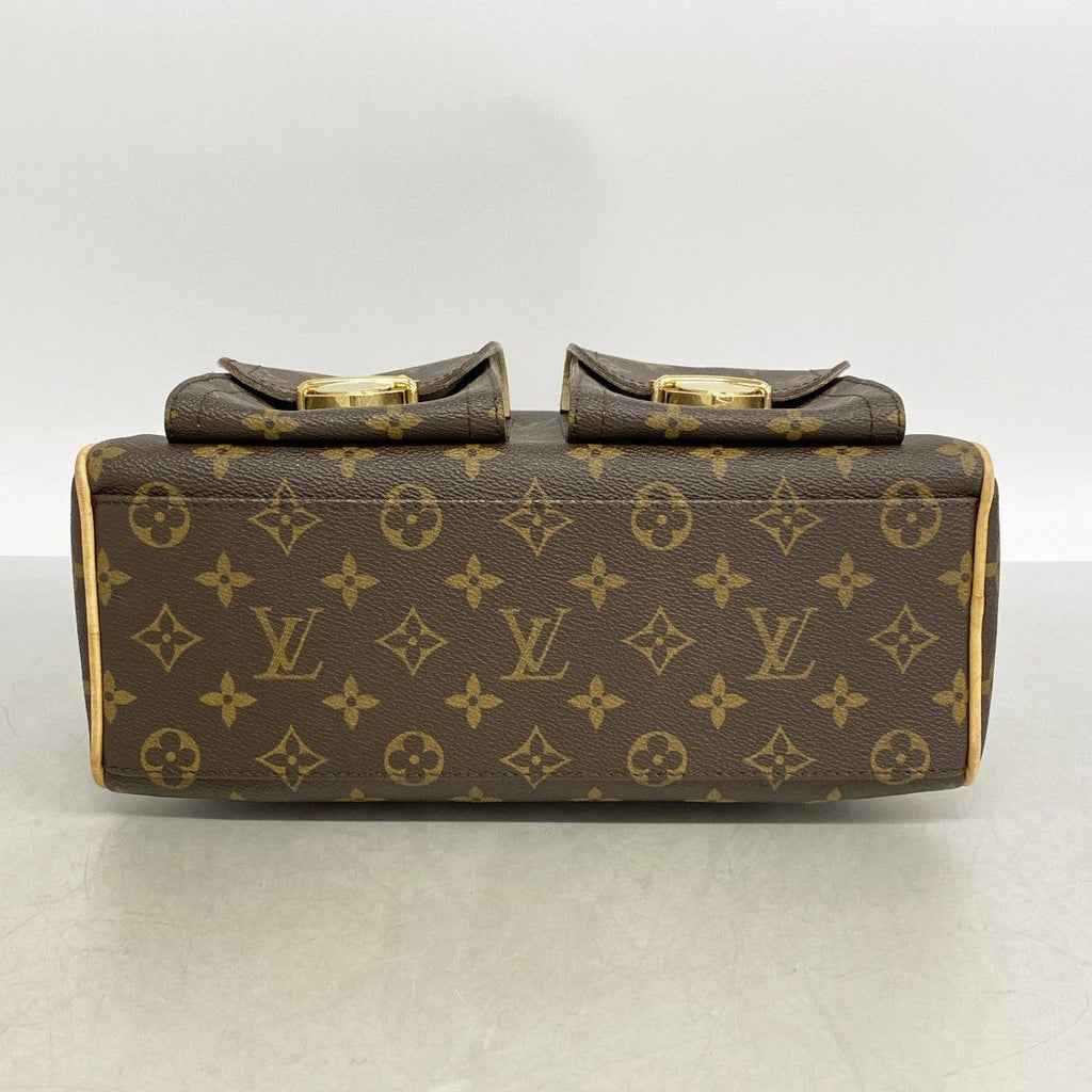 Louis Vuitton Handbag Monogram Manhattan PM Brown — view 3