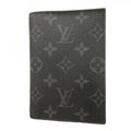 Louis Vuitton Passport Case Monogram Eclipse Couverture NM Black