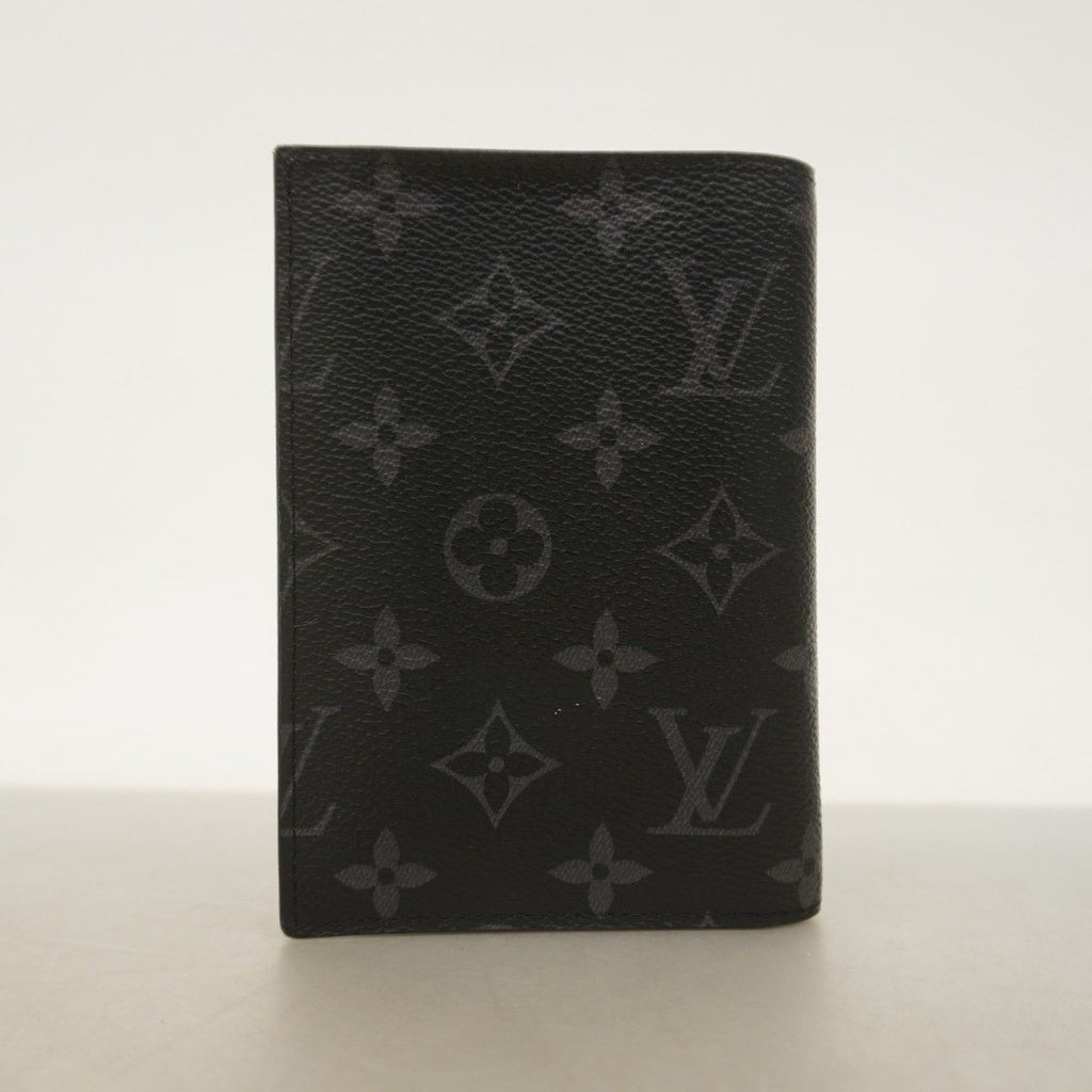 Louis Vuitton Passport Case Monogram Eclipse Couverture NM Black — view 6