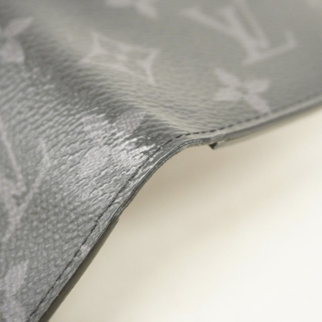 Louis Vuitton Passport Case Monogram Eclipse Couverture NM Black — view 5