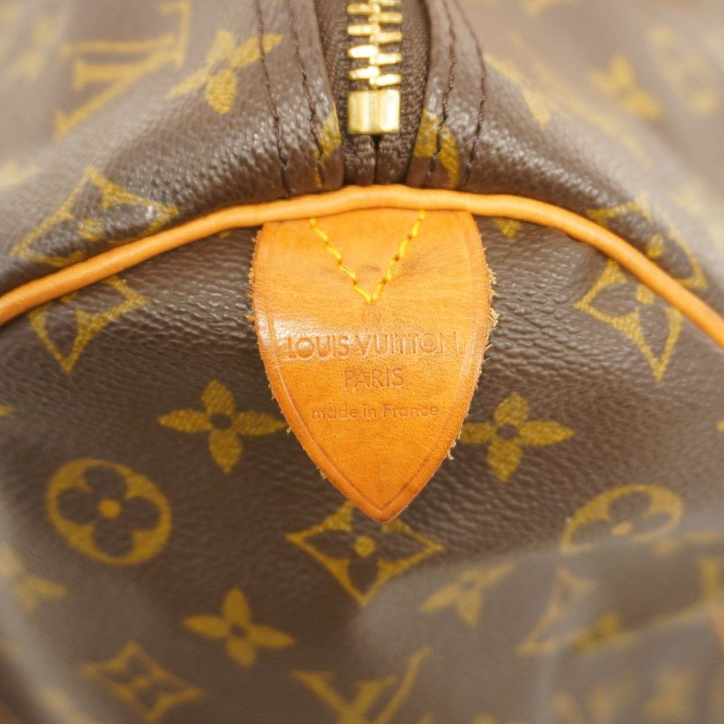 Louis Vuitton Boston Bag Monogram Keepall 55 Brown — view 5