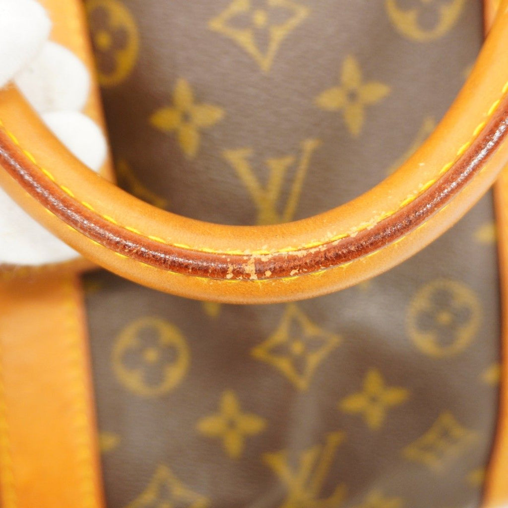Louis Vuitton Boston Bag Monogram Keepall 55 Brown — view 9