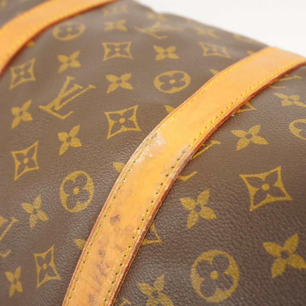 Louis Vuitton Boston Bag Monogram Keepall 55 Brown — view 8