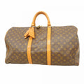 Louis Vuitton Boston Bag Monogram Keepall 55 Brown