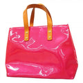 Louis Vuitton Handbag Vernis Reed PM Fuchsia Pink