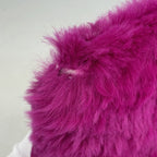 Chanel Shoulder Bag Fur Purple Gold — view 6