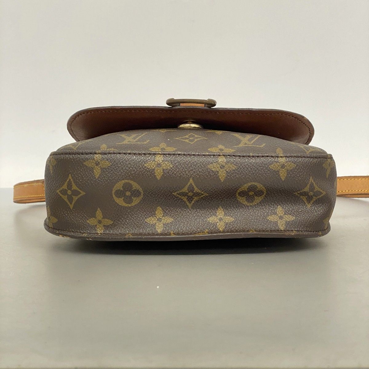 Louis Vuitton Shoulder Bag Monogram Mini Saint Cloud Brown — view 3