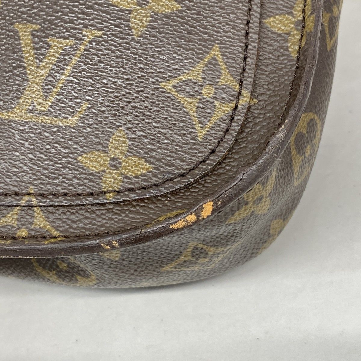 Louis Vuitton Shoulder Bag Monogram Mini Saint Cloud Brown — view 6