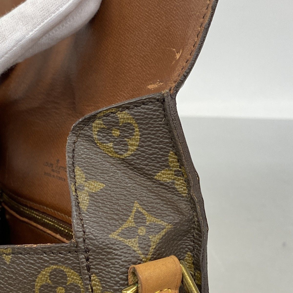 Louis Vuitton Shoulder Bag Monogram Mini Saint Cloud Brown — view 8