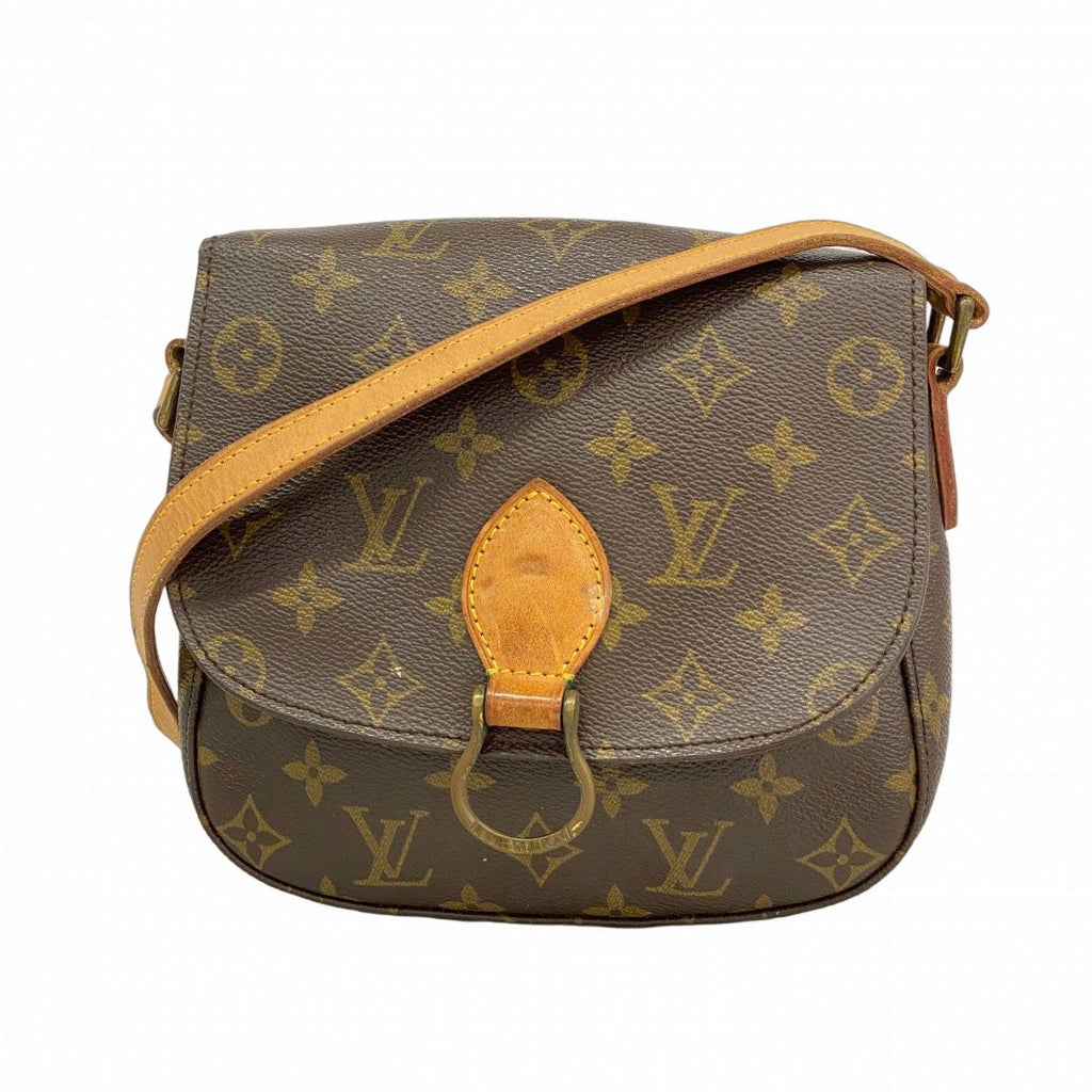 Louis Vuitton Shoulder Bag Monogram Mini Saint Cloud Brown