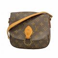 Louis Vuitton Shoulder Bag Monogram Mini Saint Cloud Brown