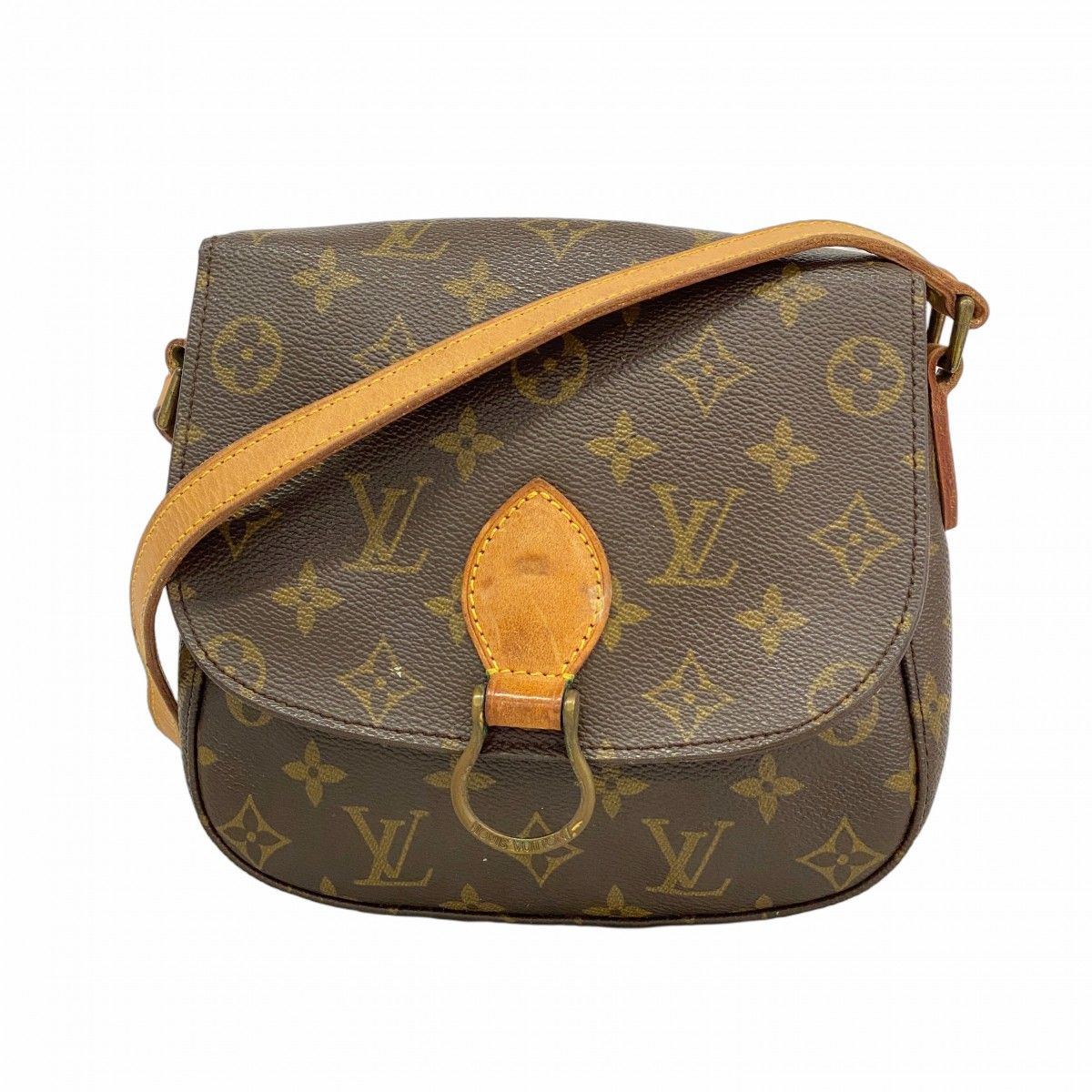 Louis Vuitton Shoulder Bag Monogram Mini Saint Cloud Brown