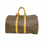 Louis Vuitton Boston Bag Monogram Keepall 45 Brown