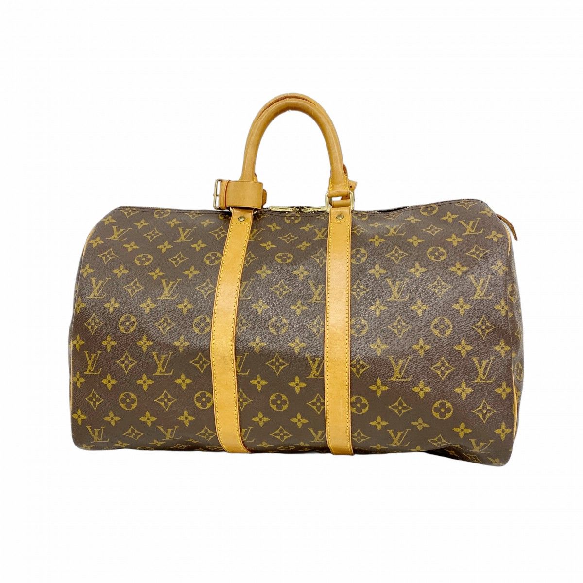 Louis Vuitton Boston Bag Monogram Keepall 45 Brown