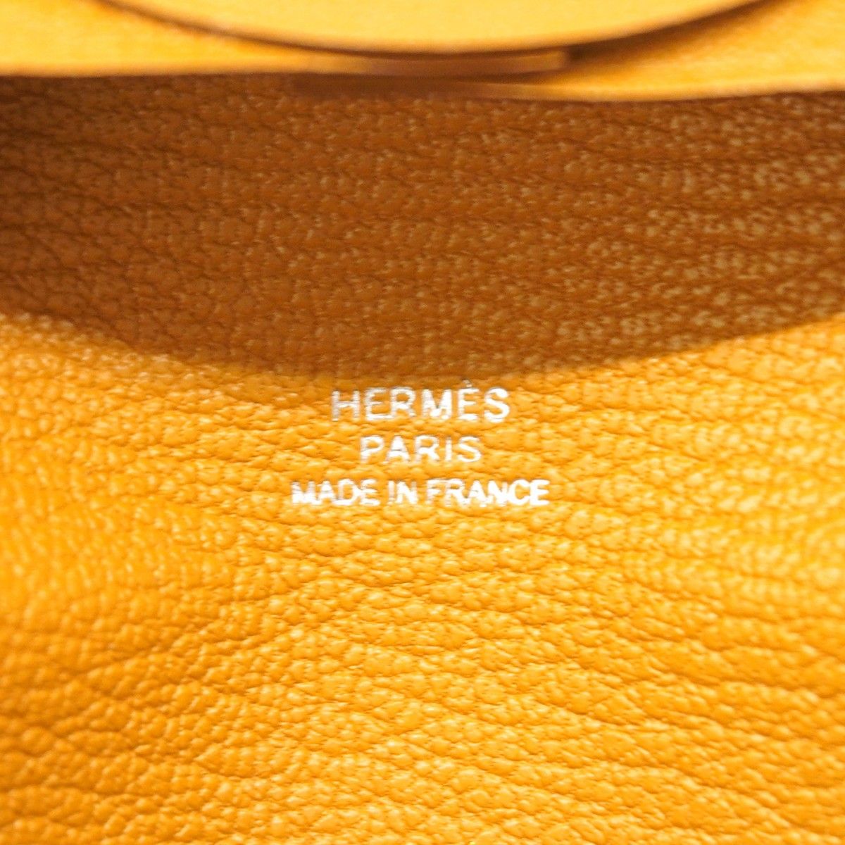Hermes Coin Case Bastia Chevre Misor Sesame Silver — view 4