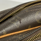 Louis Vuitton Shoulder Bag Monogram Reporter PM Brown — view 7