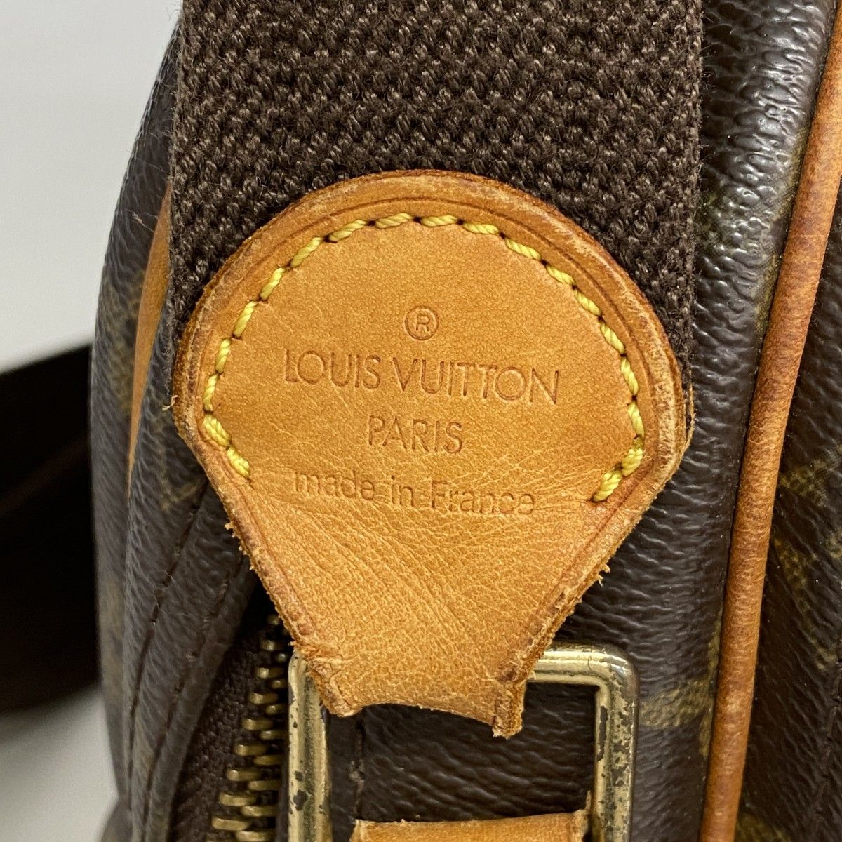Louis Vuitton Shoulder Bag Monogram Reporter PM Brown — view 5