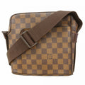 Louis Vuitton Shoulder Bag Damier Olaf PM Ebene