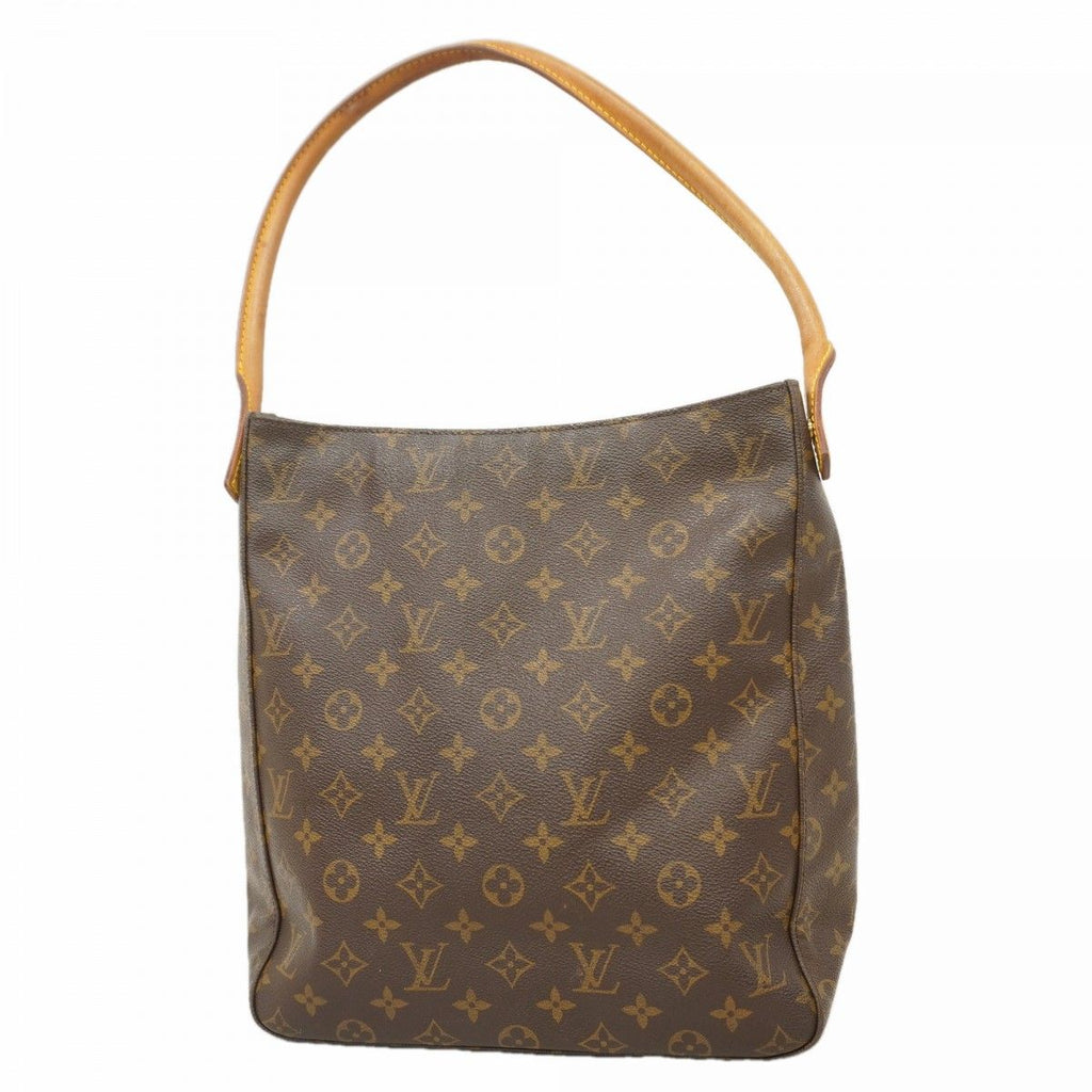 Louis Vuitton Shoulder Bag Monogram Looping GM Brown