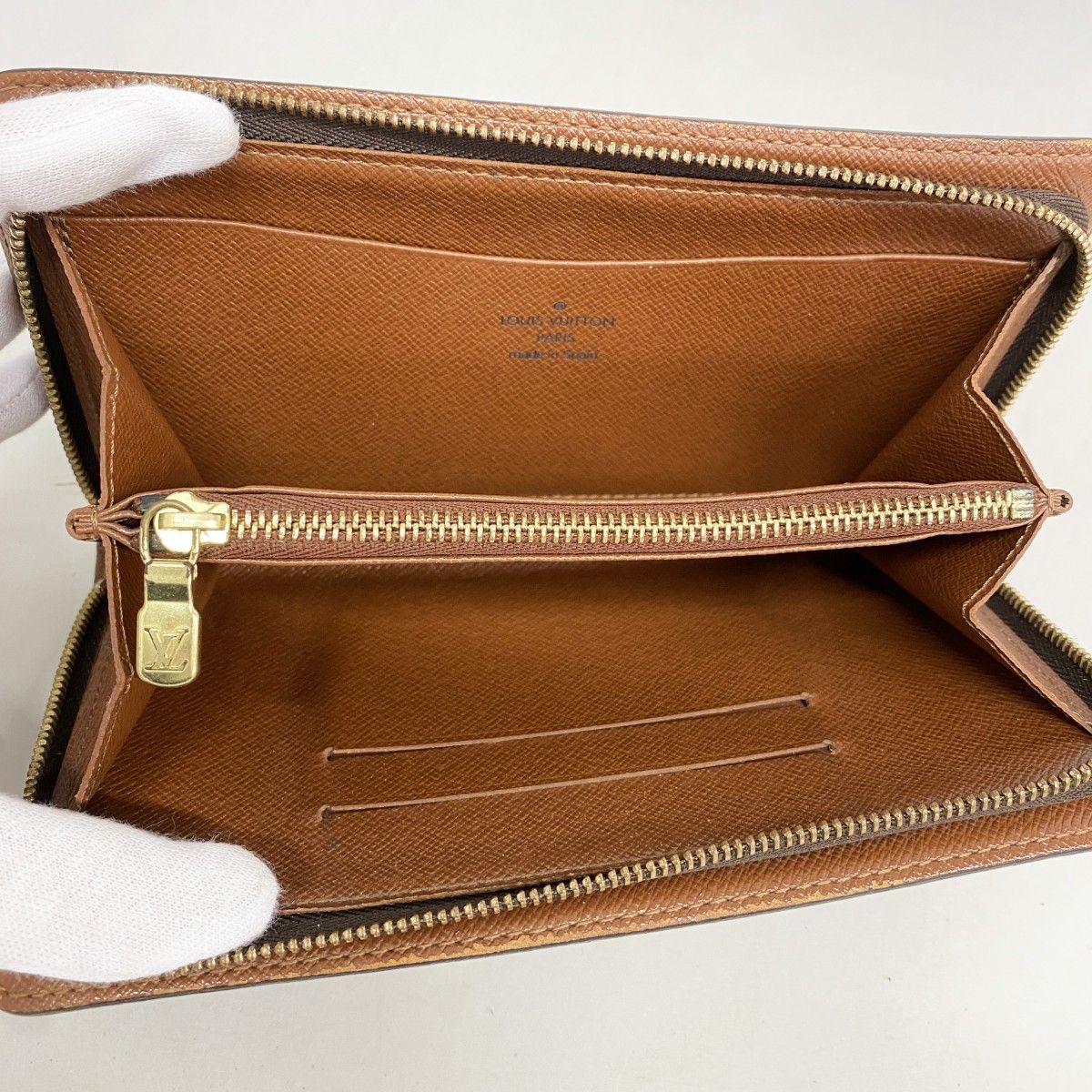 Louis Vuitton Wallet Monogram Porte-Monnaie Gip Brown — view 3